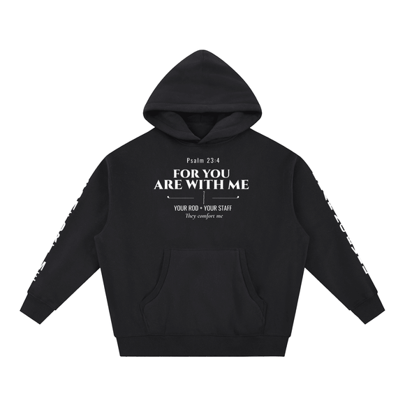 Psalm 23:4 “Fear No Evil” Oversized Hoodie – Dark Edition - Encore2woBlackS