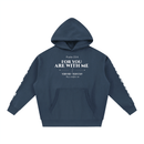 Psalm 23:4 “Fear No Evil” Oversized Hoodie – Dark Edition - Encore2woNavy BlueS
