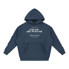 Psalm 23:4 “Fear No Evil” Oversized Hoodie – Dark Edition - Encore2woNavy BlueS