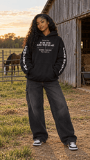 Psalm 23:4 “Fear No Evil” Oversized Hoodie – Dark Edition - Encore2woBlackS