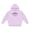 Psalm 23:4 For You Are With Me Christian Oversized Fleece Hoodie - Encore2woLight PurpleS