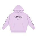 Psalm 23:4 For You Are With Me Christian Oversized Fleece Hoodie - Encore2woLight PurpleS