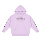 Psalm 23:4 For You Are With Me Christian Oversized Fleece Hoodie - Encore2woLight PurpleS