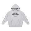 Psalm 23:4 For You Are With Me Christian Oversized Fleece Hoodie - Encore2woFlower GrayS