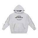 Psalm 23:4 For You Are With Me Christian Oversized Fleece Hoodie - Encore2woFlower GrayS
