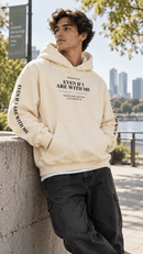 Psalm 23:4 For You Are With Me Christian Oversized Fleece Hoodie - Encore2woLight PurpleS