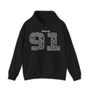 Psalm 91 Scripture Hoodie My Refuge and Fortress Faith Sweatshirt - Encore2woHeliconiaS