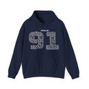 Psalm 91 Scripture Hoodie My Refuge and Fortress Faith Sweatshirt - Encore2woHeliconiaS