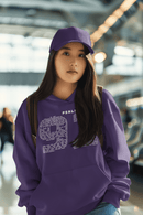 Psalm 91 Scripture Hoodie My Refuge and Fortress Faith Sweatshirt - Encore2woPurpleS