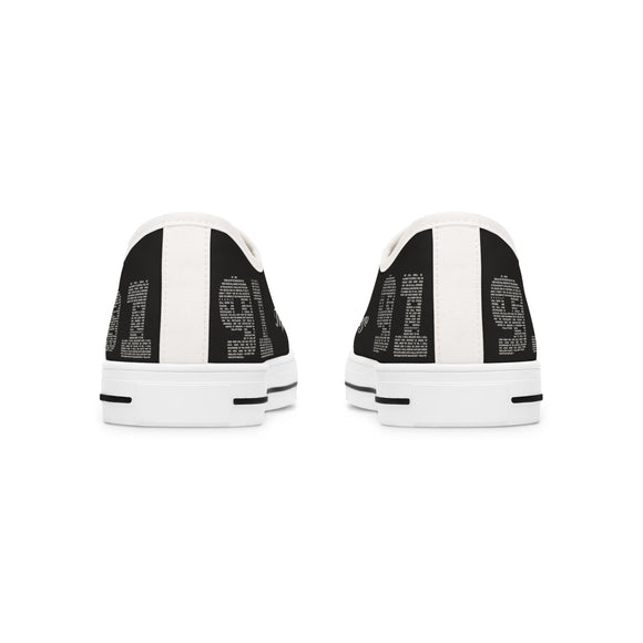 Psalm 91 The Lord Is My Refuge Sneakers Faith Inspired Low Top Shoes - Encore2woUS 5.5White sole
