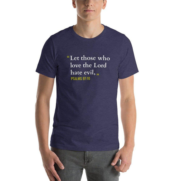 Psalms 91:10 Unisex T-Shirt - Encore2woHeather Midnight NavyS