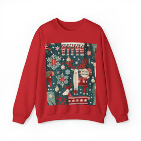 Reindeer 'I'm Not So Ugly' Unisex Christmas Sweatshirt - Encore2woSRed