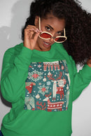 Reindeer 'I'm Not So Ugly' Unisex Christmas Sweatshirt - Encore2woSIrish Green