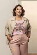 Retro "Modest Is Always the Hottest" Christian T-Shirt - Encore2woHeather PeachS