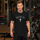 Risen Short - Sleeve Unisex T-Shirt Black - Encore2woXS