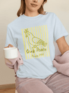 Seek Peace Comfort Colors Dove T-Shirt - Encore2woChambrayS