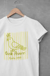 Seek Peace Comfort Colors Dove T-Shirt - Encore2woWhiteS