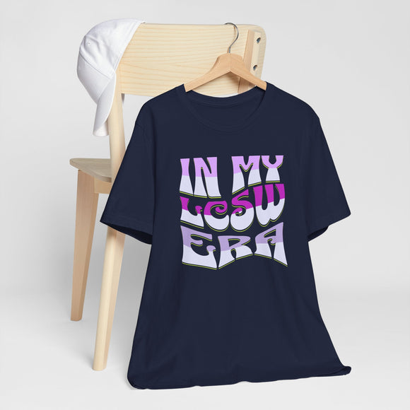 Social Worker In My Era Graphic Tee Trendy Career Appreciation Shirt - Encore2woTeam PurpleS