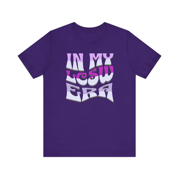 Social Worker In My Era Graphic Tee Trendy Career Appreciation Shirt - Encore2woTeam PurpleS