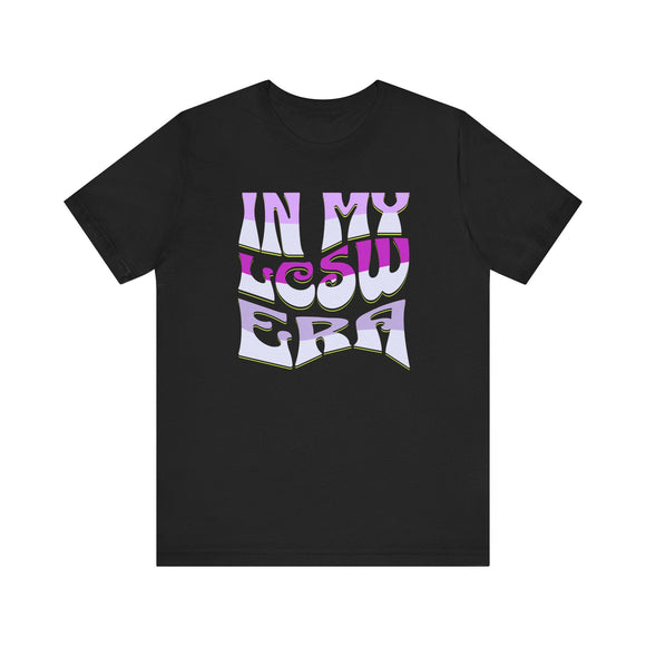 Social Worker In My Era Graphic Tee Trendy Career Appreciation Shirt - Encore2woBlackS