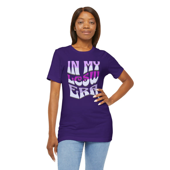 Social Worker In My Era Graphic Tee Trendy Career Appreciation Shirt - Encore2woTeam PurpleS