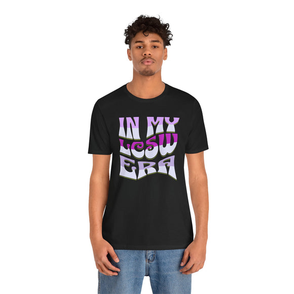 Social Worker In My Era Graphic Tee Trendy Career Appreciation Shirt - Encore2woTeam PurpleS