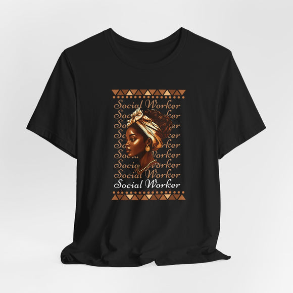 Social Worker Inspirational Activist Tee Empowering Career Gift Shirt - Encore2woDark Grey HeatherS