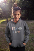 Stand Firm Hoodie | Inspirational Apparel | Christian Clothing - Encore2woBlackS