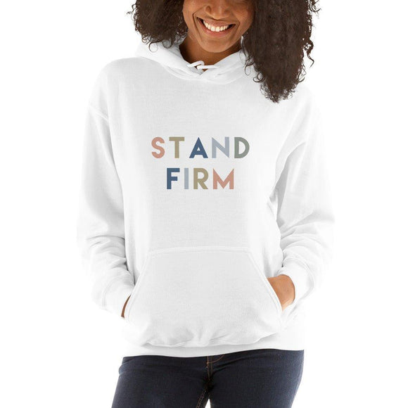 Stand Firm Unisex Hoodie – I Corinthians 16:13 - Encore2woWhiteS