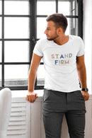 Stand Firm Unisex T-Shirt - I Corinthians 16:13 - Encore2woBlackXS