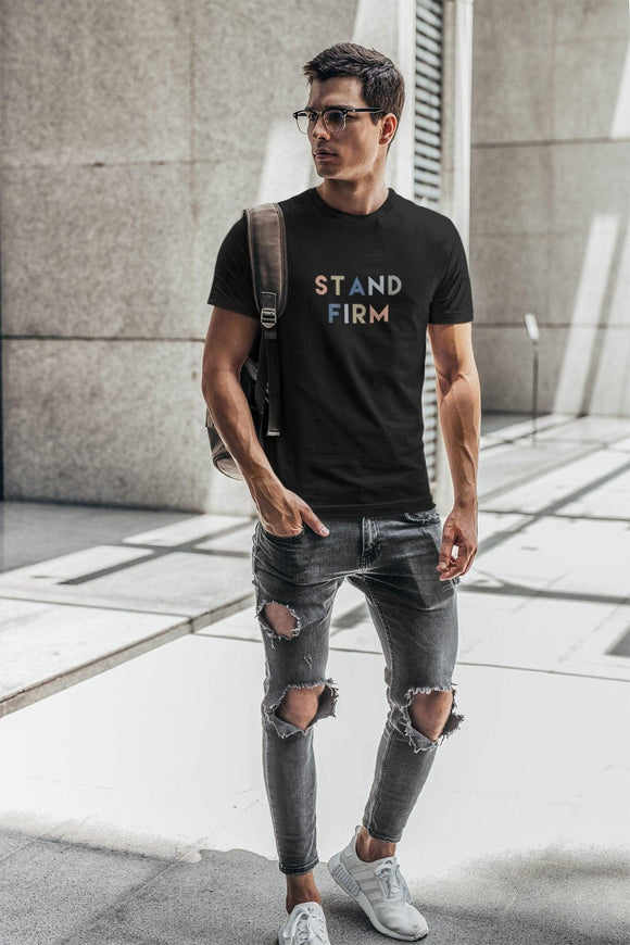 Stand Firm Unisex T-Shirt - I Corinthians 16:13 - Encore2woPinkS