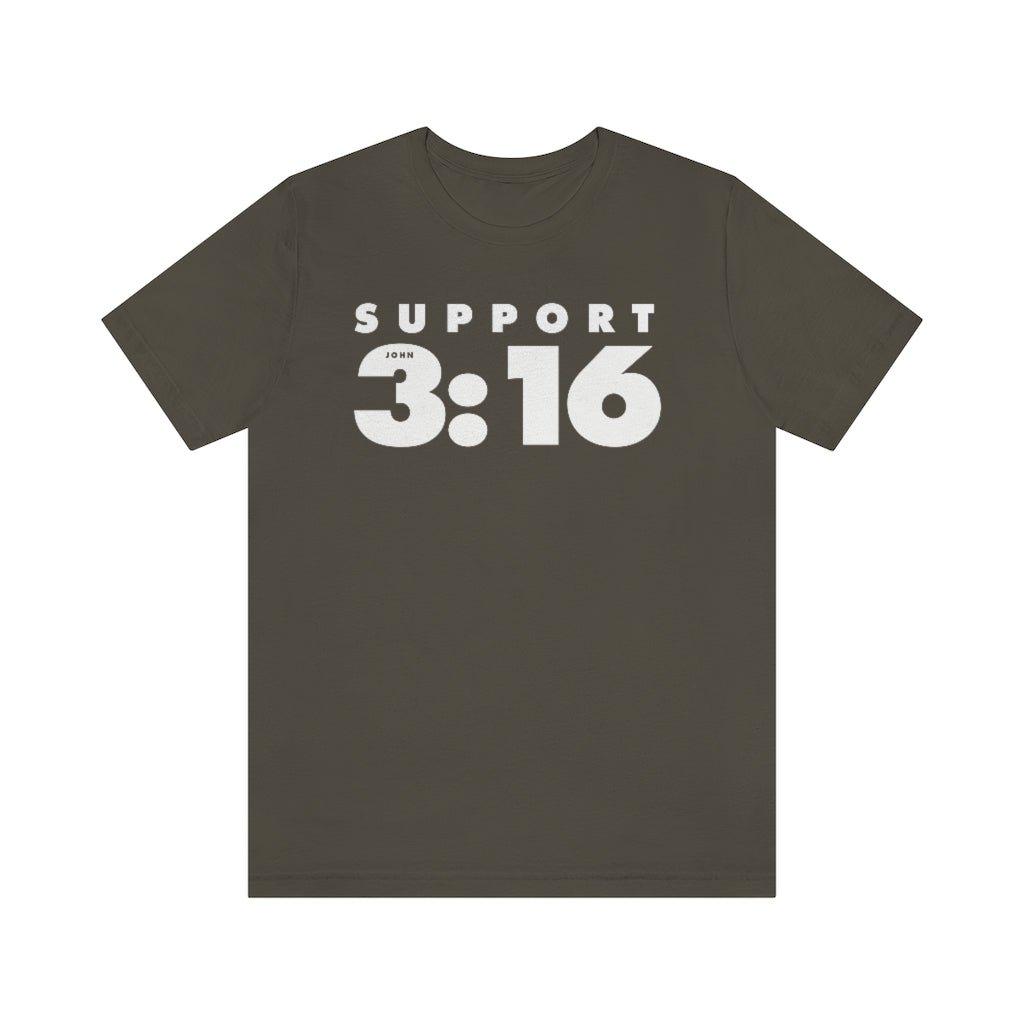 Support 3:16 (John) T - Shirt - Encore2woArmyXS