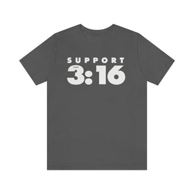 Support 3:16 (John) T-Shirt - Encore2woAsphaltS