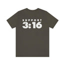 Support 3:16 (John) T-Shirt - Encore2woArmyXS