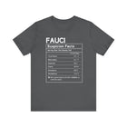 Suspicion Facts Nutrition Label Fauci Tee - Encore2woAsphaltS