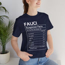Suspicion Facts Nutrition Label Fauci Tee - Encore2woNavyS
