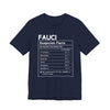 Suspicion Facts Nutrition Label Fauci Tee - Encore2woNavyS