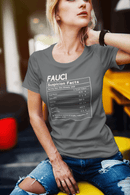Suspicion Facts Nutrition Label Fauci Tee - Encore2woNavyS