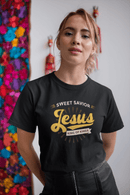 Sweet Savior Jesus King of Kings Tee Christian Faith Shirt - Encore2woBlackS