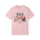 Teach with Faith T-Shirt — Christian Teacher Tee with Proverbs 3:5 Design - Encore2woBlossomS