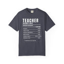 Teacher Nutrition Facts Shirt – Funny Teacher Appreciation Gift Tee – Christian Teacher Back to School Shirt - Encore2woChiliS