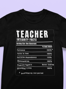 Teacher Nutrition Facts Shirt – Funny Teacher Appreciation Gift Tee – Christian Teacher Back to School Shirt - Encore2woChiliS