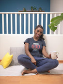 Thank God Trust Jesus T-Shirt | Bold Faith - Inspired Tee - Encore2woTeam PurpleS