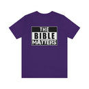 The Bible Matters Unisex T-Shirt - Encore2woTeam PurpleS
