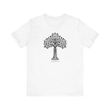 Tree of Life Christian Graphic Tee Symbolic Faith Inspired Shirt - Encore2woWhiteS