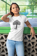 Tree of Life Christian Graphic Tee Symbolic Faith Inspired Shirt - Encore2woBlackS