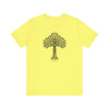Tree of Life Christian Graphic Tee Symbolic Faith Inspired Shirt - Encore2woYellowS