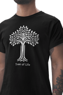 Tree of Life Christian Graphic Tee Symbolic Faith Inspired Shirt - Encore2woBlackS
