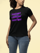 True Grit Motivational T-Shirt - Battling Every Day - Encore2woBlackS
