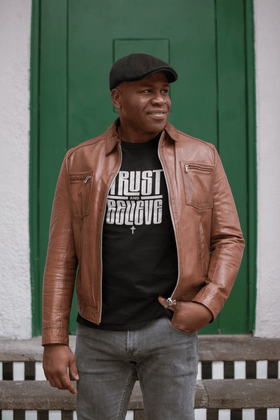 Trust and Believe Christian T-Shirt - Encore2woBlackS